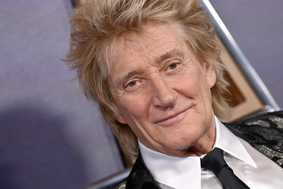 Rod Stewart comparece ao American Music Awards de 2025 no Fontainebleau Las Vegas em 26 de maio de 2025 em Las Vegas, Nevada Rod Stewart comparece ao American Music Awards de 2025 no Fontainebleau Las Vegas em 26 de maio de 2025 em Las Vegas, Nevada