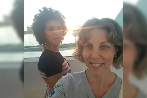 Fernanda Chaves e Marielle Franco