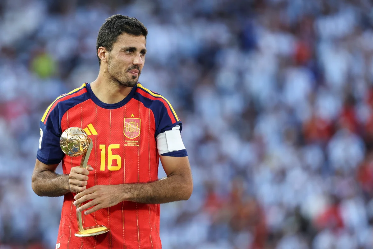 Rodri foi eleito o melhor jogador da Copa do Mundo Rodri foi eleito o melhor jogador da Copa do Mundo
