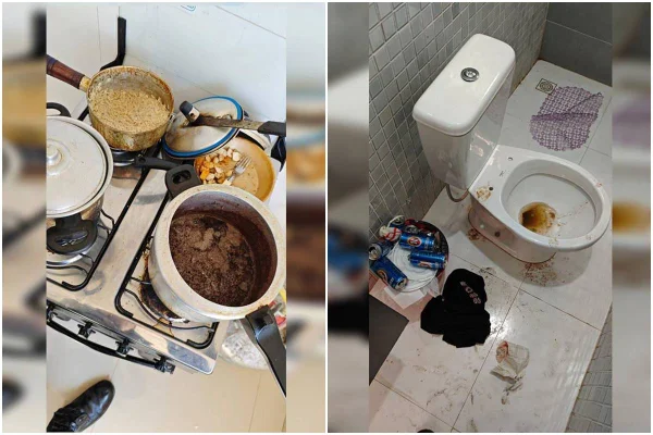 Veja apê de horror onde bebê de 8 meses ferido foi salvo por PMs