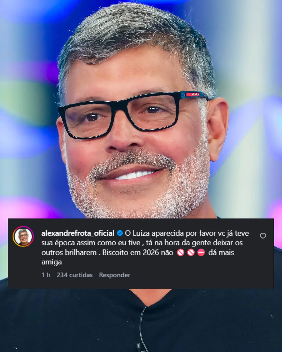 Alexandre Frota criticou Luiza Ambiel após denúncia. Alexandre Frota criticou Luiza Ambiel após denúncia.