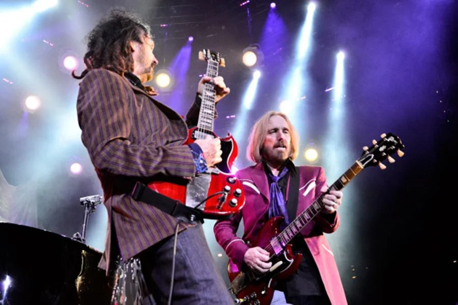SAN DIEGO, CA - AUGUST 03: Mike Campbell and Tom Petty perform at Viejas Arena on August 3, 2014 in San Diego, California. (Photo by Jerod Harris/Getty Images) SAN DIEGO, CA - AUGUST 03: Mike Campbell and Tom Petty perform at Viejas Arena on August 3, 2014 in San Diego, California. (Photo by Jerod Harris/Getty Images)