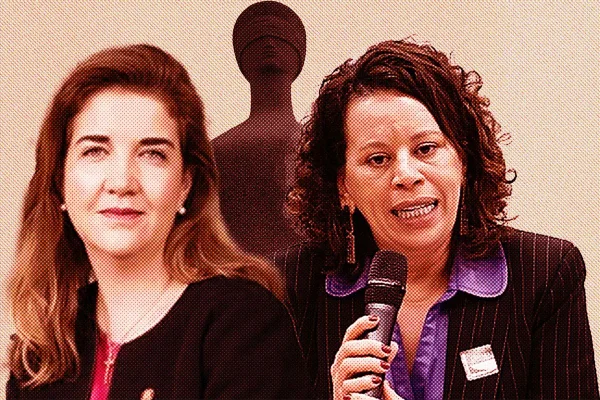 Imagem colorida de Daniela Teixeira e edilene Lobo