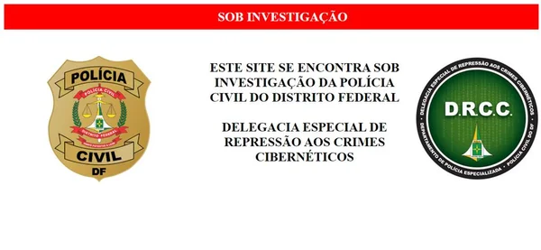 site fora do ar