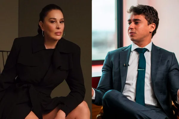 Claudia Raia e Nikolas Ferreira