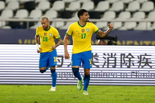 Neymar e Lucas Paquetá Seleção Brasileira