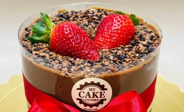 bolo lava cake da my cake factory