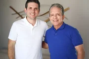 Deputado federal Hugo Motta ao lado do pai, o prefeito de Patos Nabor Wanderley Deputado federal Hugo Motta ao lado do pai, o prefeito de Patos Nabor Wanderley