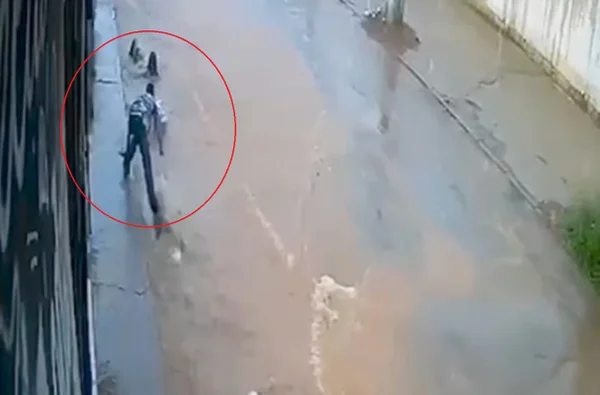 Mãe e filha são arrastadas por enxurrada durante temporal no Entorno