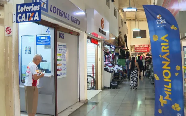 Mega-sena sorteada na loterica de Goiania