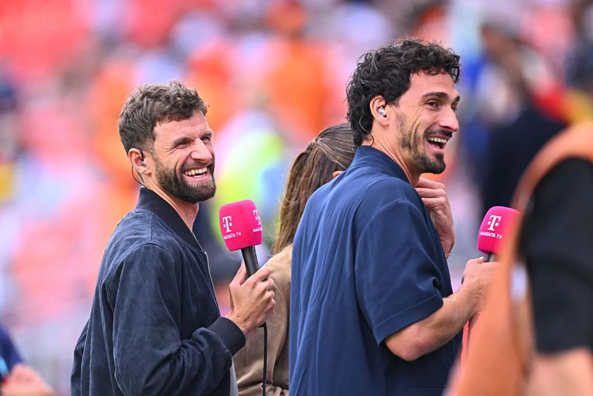 Thomas Müller e Mats Hummels Thomas Müller e Mats Hummels