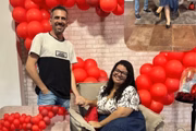 Rodrigo e a esposa Ana Paula