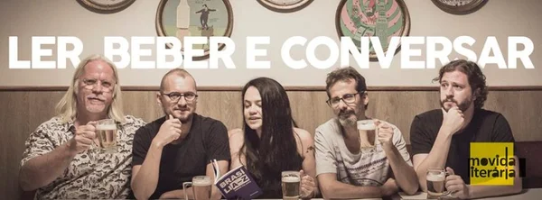 Movida Literária une o prazer de ler um livro com um gole de cerveja