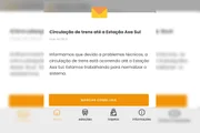 Falha técnica faz Metrô-DF operar só até a estação Asa Sul