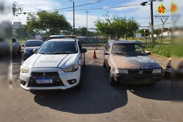 Após tentativa frustrada, ladrão consegue furtar Uno e é preso no DF