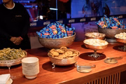 Doces e snacks para os convidados do Camarote Metrópoles