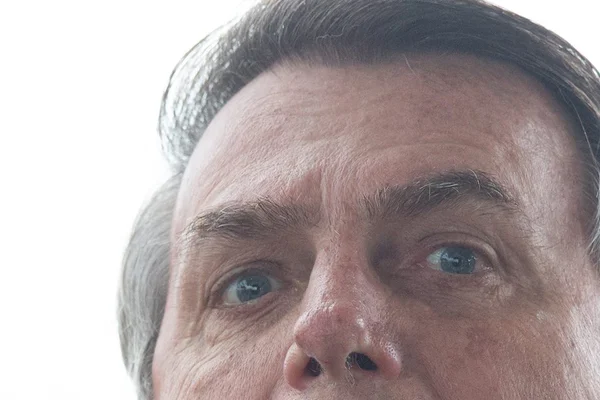 jair bolsonaro em close