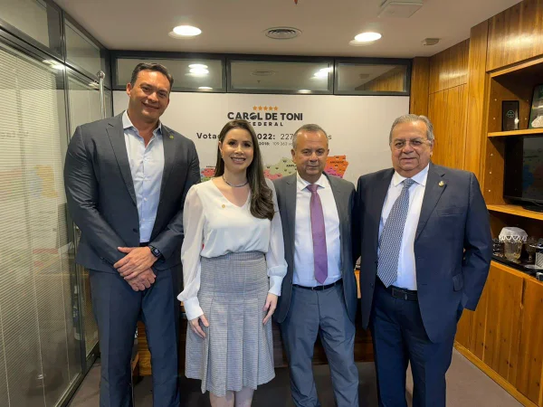Rogério Marinho com seu suplente, Flávio Azevedo
