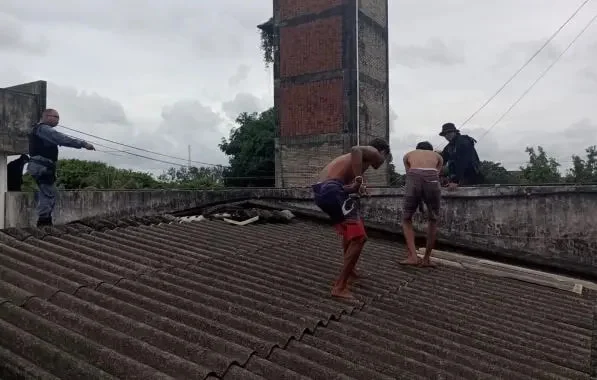 Vídeo flagra tentativa de fuga de detentos em presídio na Bahia