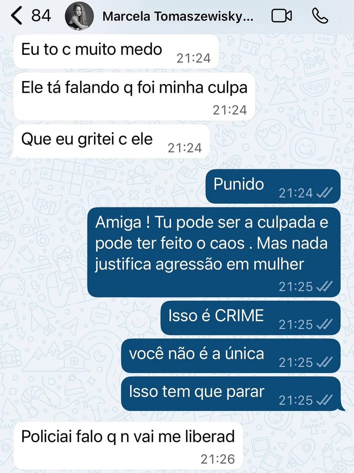 Prints confirmam que Marcela Tomaszewski foi agredida por Dado Dolabella Prints confirmam que Marcela Tomaszewski foi agredida por Dado Dolabella