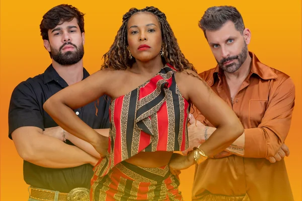 Paulo Augusto, Sol Veja e Henri Castelli