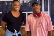 Denny Denan e Buja Ferreira posam para as redes sociais