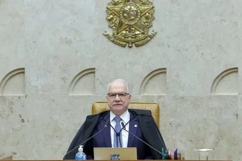 Edson fachin durante Sessão plenária do STF Metrópoles