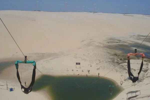 Canoa Quebrada: turista morto em tirolesa fez vídeo antes de morrer