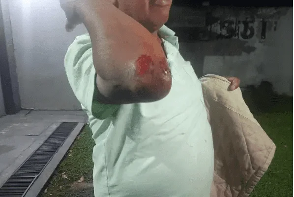 O pai foi agredido pelo próprio filho na Vila Nossa Senhora da Luz, Curitiba