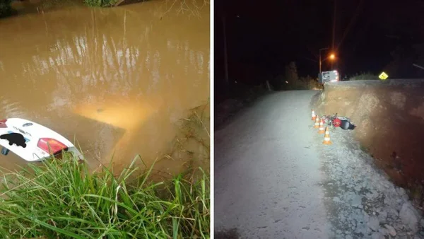 Imagem colorida de acidentes deste fim de semana em SC - Metrópoles