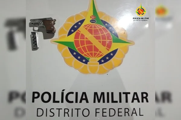 Arma em viatura da PMDF