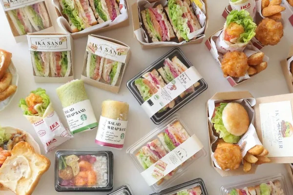 miniaturas de lanches