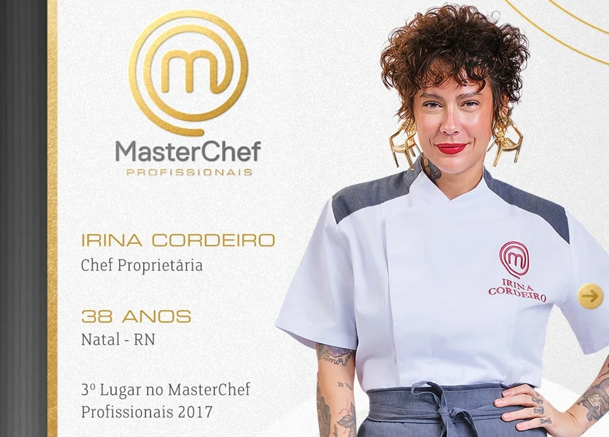 Irina Cordeiro é uma das veteranas a voltar para o MasterChef Profissionais Irina Cordeiro é uma das veteranas a voltar para o MasterChef Profissionais