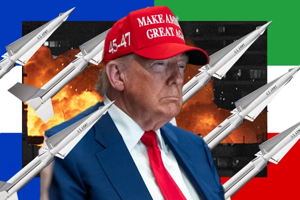 Imagem colorida de Trump na guerra entre Israel e Irã - Metrópoles