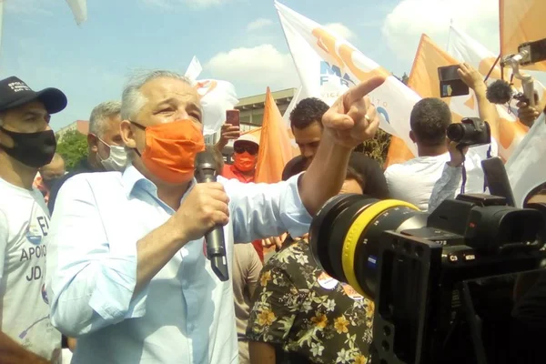Márcio França em campanha
