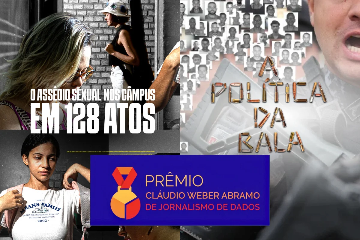 Imagem alusiva à indicação do Metrópoles ao prêmio Cláudio Weber Abramo