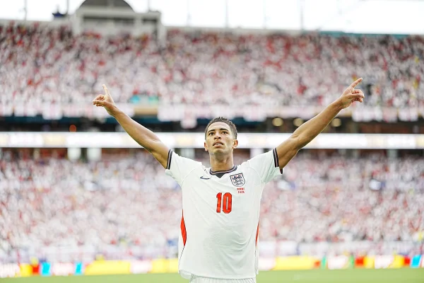 Kane e Bellingham marcaram 12 dos 13 gols da Inglaterra nesta Copa - destaque galeria