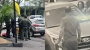 Suspeito do crime foi preso em flagrante Suspeito do crime foi preso em flagrante