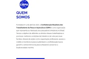 No site da CBPA, confederação descreve o ano de fundação e a missão da confederação