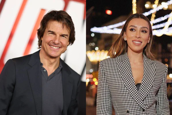 foto colorida de Tom Cruise e Elsina Khayrova - metrópoles