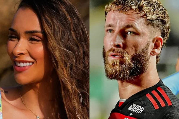 Tatá Castro e Léo Pereira foram casados até outubro do ano passado e são pais de 2 crianças - Metrópoles