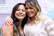 Mãe de Marília e a filha