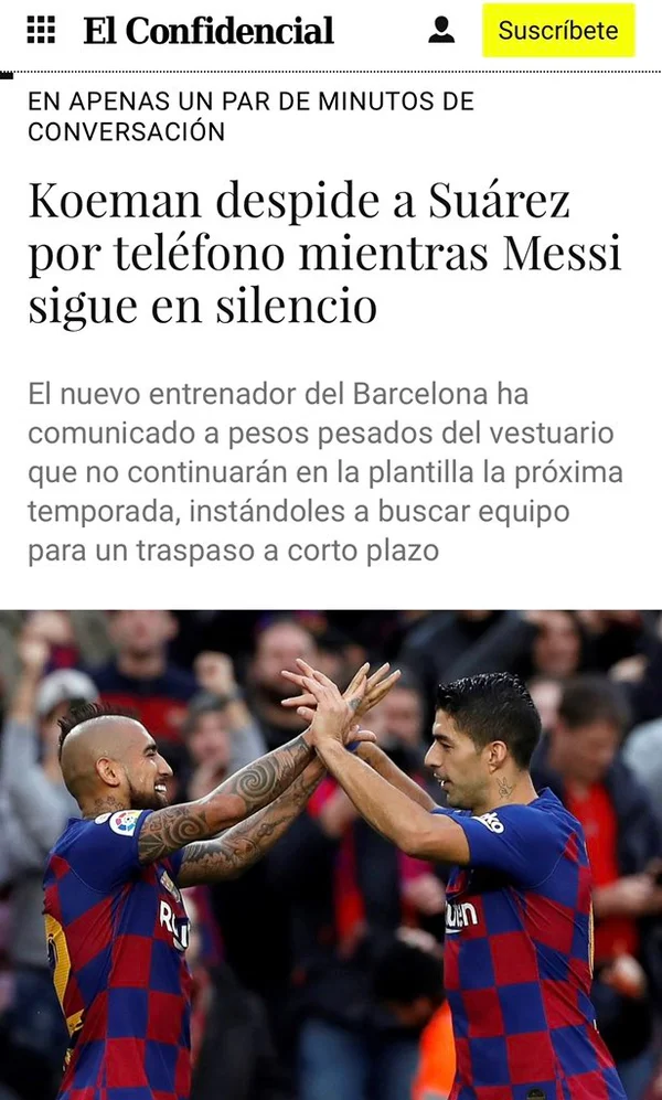 Rancoroso, eu? Suárez marca e relembra sua “demissão” do Barcelona - destaque galeria Rancoroso, eu? Suárez marca e relembra sua “demissão” do Barcelona - destaque galeria