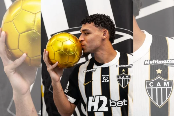 Imagem colorida de Vitor Hugo, reforço do Atlético-MG para 2026- Metrópoles