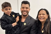 Léo, Murilo Huff e Dona Ruth
