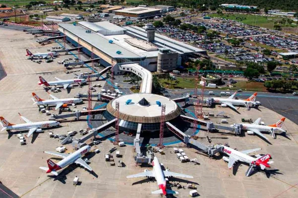 Imagem do aeroporto de Brasília: STF mantém Sala Vip no local desde 2017