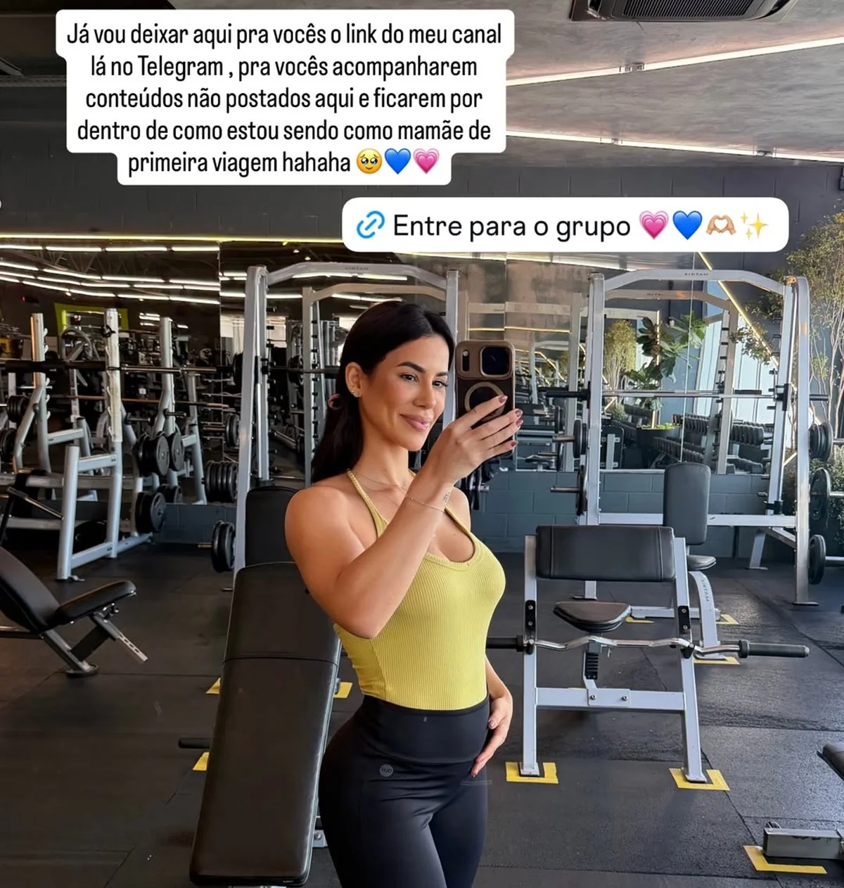 Larissa Tomásia usou as redes sociais para revelar a primeira gestação Larissa Tomásia usou as redes sociais para revelar a primeira gestação