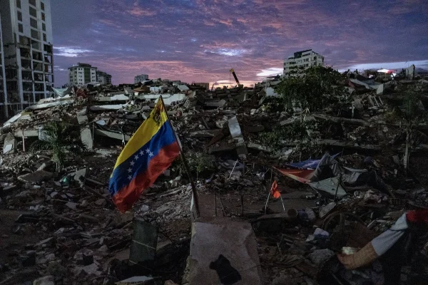 Imagem colorida mostra destruição na Venezuela após terremotos - Metrópoles