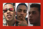 Os irmãos Juliano e Jonathan Ramos e o vizinho Guilherme Silva Os irmãos Juliano e Jonathan Ramos e o vizinho Guilherme Silva