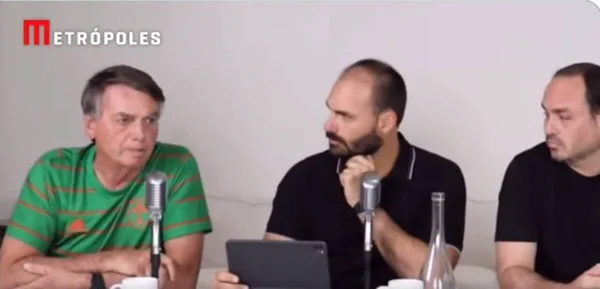 imagem colorida live bolsonaro repercute embate musk e moraes